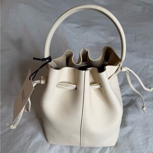 Mansur Gavriel Dea Bucket Bag in Jasmine (cream)